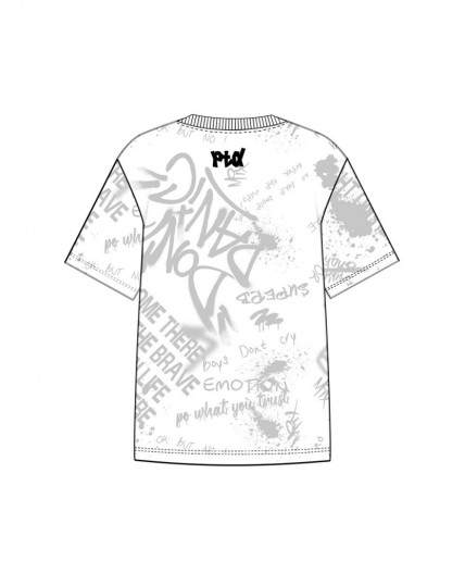 Фуфайка трикотажная для мальчиков (футболка) белый