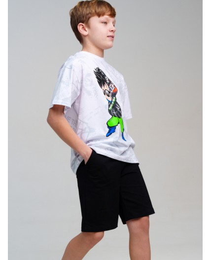 Шорты трикотажные для мальчиков, 2 шт в комплекте светло-зеленый,синий