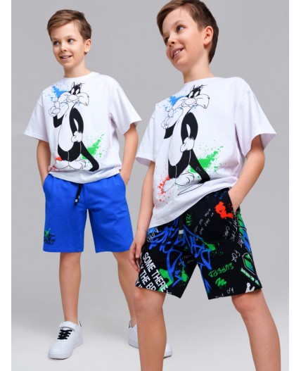 Шорты трикотажные для мальчиков, 2 шт в комплекте разноцветный