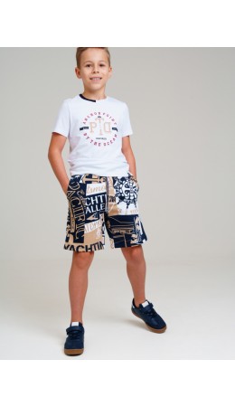 Шорты трикотажные для мальчиков, 2 шт в комплекте разноцветный