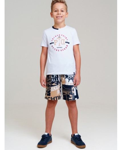 Шорты трикотажные для мальчиков, 2 шт в комплекте разноцветный