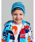 Шапка трикотажная для мальчиков, 2 шт в комплекте разноцветный,тёмно-синий