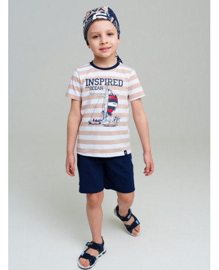 Бандана трикотажная для мальчиков, 2 шт в комплекте разноцветный