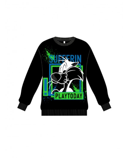 Толстовка трикотажная для мальчиков черный