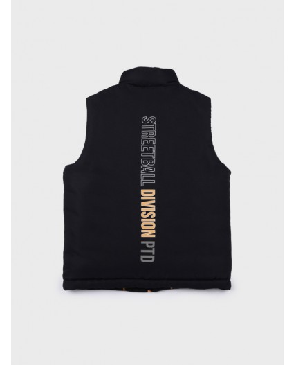 Жилет текстильный с полиуретановым покрытием для мальчиков черный,оранжевый,белый