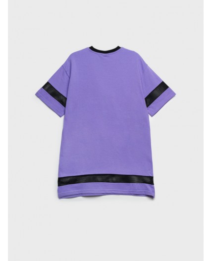 Платье трикотажное для девочек фиолетовый