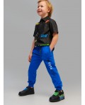 Брюки трикотажные для мальчиков синий