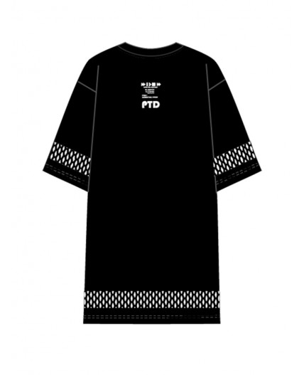 Платье трикотажное для девочек черный