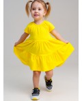 Платье детское трикотажное для девочек жёлтый