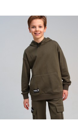 Толстовка трикотажная для мальчиков хаки