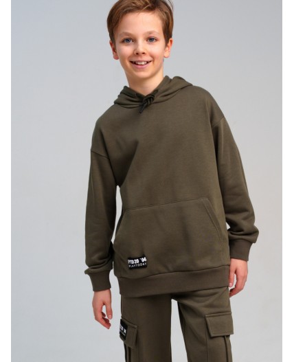 Толстовка трикотажная для мальчиков хаки