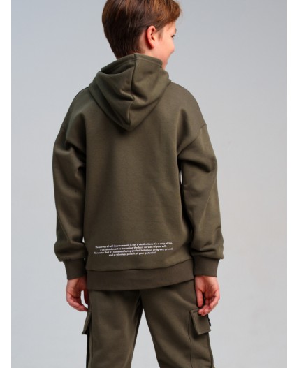 Толстовка трикотажная для мальчиков хаки
