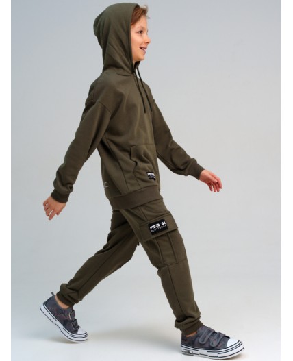 Толстовка трикотажная для мальчиков хаки