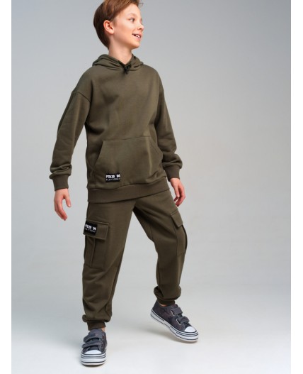 Толстовка трикотажная для мальчиков хаки