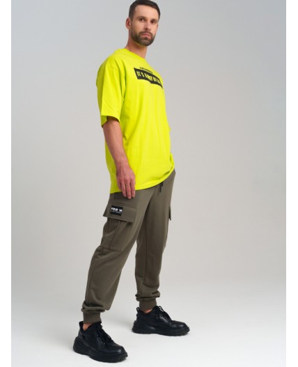 Брюки трикотажные для мужчин хаки