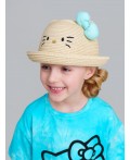 Шляпа соломенная для девочек бежевый