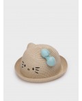 Шляпа соломенная для девочек бежевый
