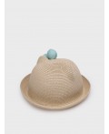 Шляпа соломенная для девочек бежевый