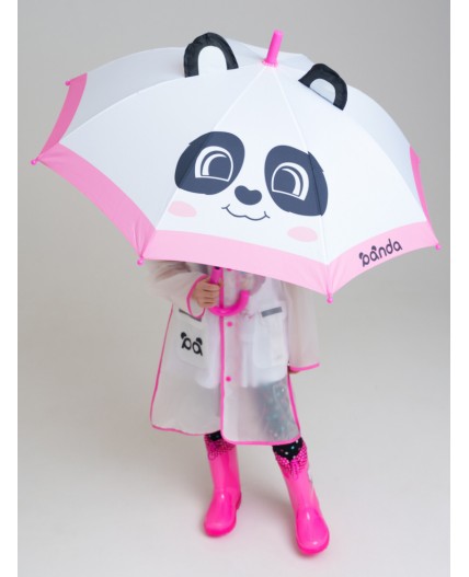 Зонт-трость для девочек белый,розовый,черный