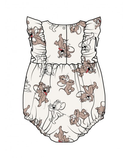 Боди детское текстильное для девочек бежевый,коричневый