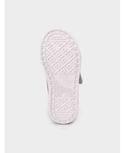 Полуботинки для мальчиков синий,белый