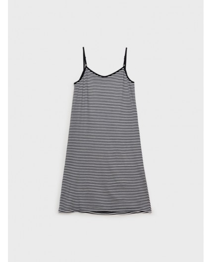 Сорочка ночная трикотажная для женщин белый,черный