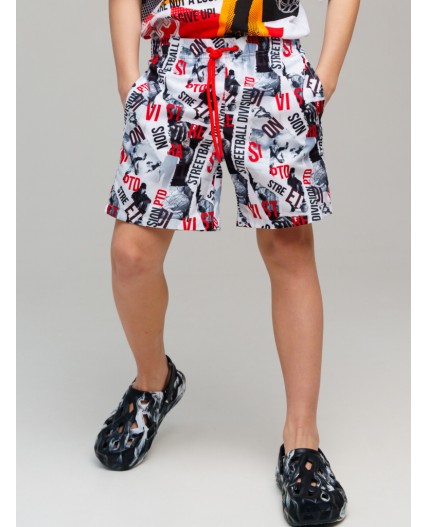 Шорты текстильные плавательные для мальчиков, длинные разноцветный