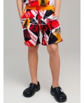 Шорты текстильные плавательные для мальчиков, длинные разноцветный