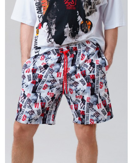 Шорты текстильные плавательные для мужчин, длинные разноцветный