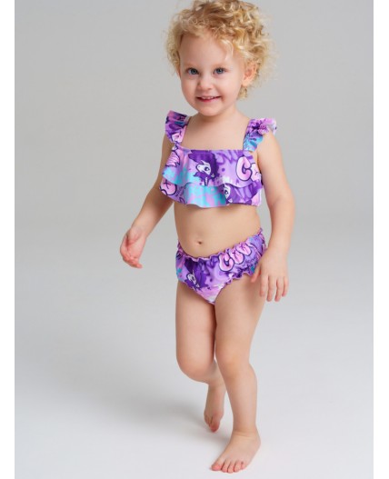 Плавки детские трикотажные для девочек разноцветный