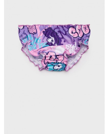 Плавки детские трикотажные для девочек разноцветный