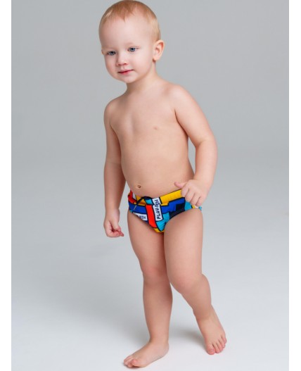 Плавки детские трикотажные для мальчиков разноцветный