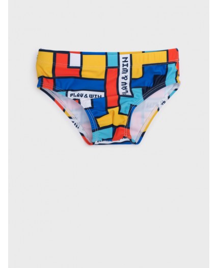 Плавки детские трикотажные для мальчиков разноцветный