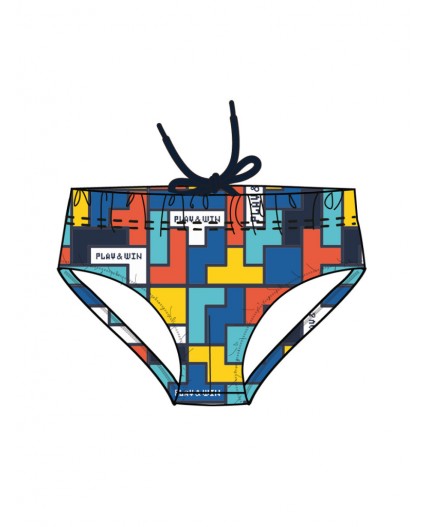 Плавки детские трикотажные для мальчиков разноцветный