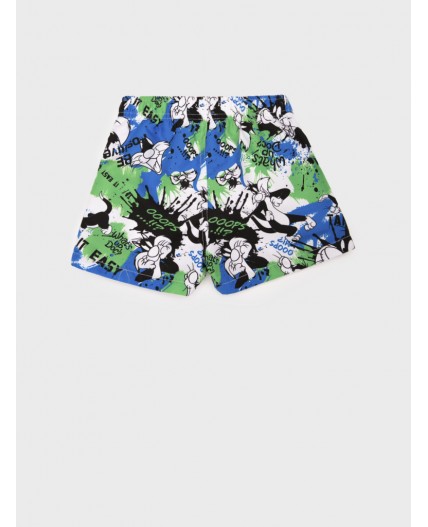 Шорты текстильные плавательные для мальчиков, средней длины разноцветный