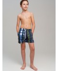 Шорты текстильные плавательные для мальчиков, средней длины разноцветный