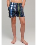Шорты текстильные плавательные для мальчиков, средней длины разноцветный