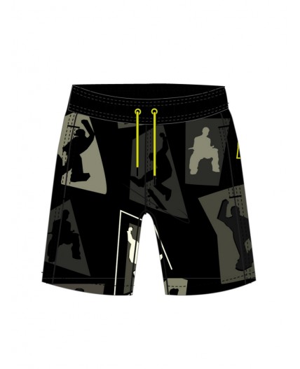 Шорты текстильные плавательные для мальчиков, длинные разноцветный