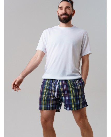 Шорты текстильные плавательные для мужчин, средней длины разноцветный