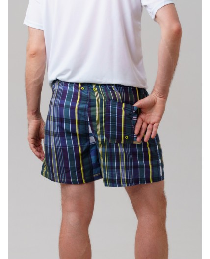 Шорты текстильные плавательные для мужчин, средней длины разноцветный