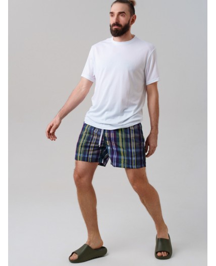 Шорты текстильные плавательные для мужчин, средней длины разноцветный