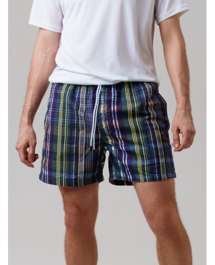 Шорты текстильные плавательные для мужчин, средней длины разноцветный