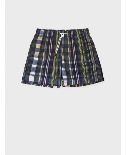 Шорты текстильные плавательные для мужчин, средней длины разноцветный