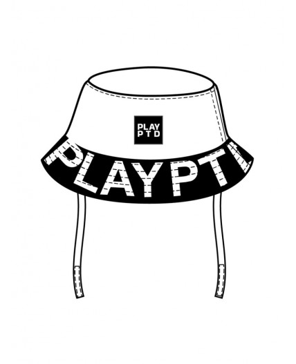 Панама текстильная для девочек белый,черный