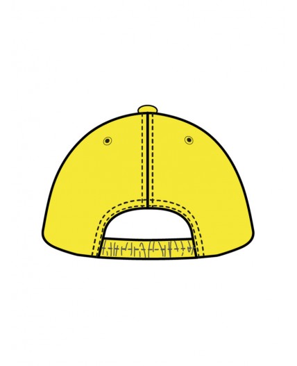Кепка трикотажная для мальчиков жёлтый,черный,белый