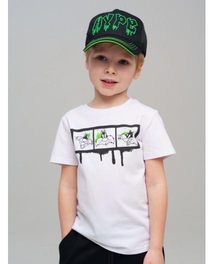 Кепка текстильная для мальчиков черный,зеленый