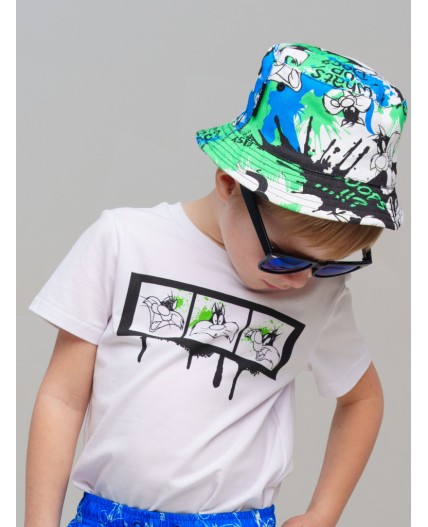 Панама текстильная для мальчиков разноцветный