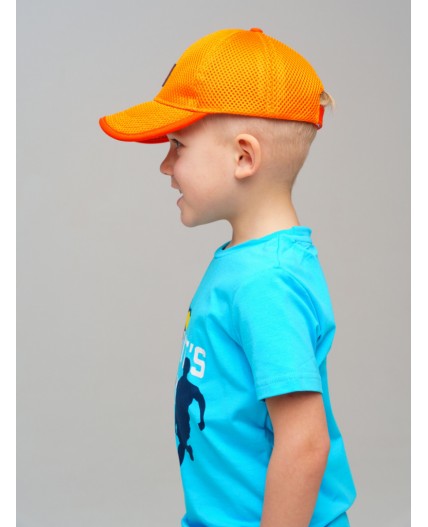 Кепка текстильная для мальчиков оранжевый