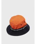 Панама текстильная для мальчиков оранжевый,тёмно-синий