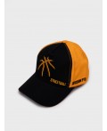 Кепка текстильная для мальчиков оранжевый,черный